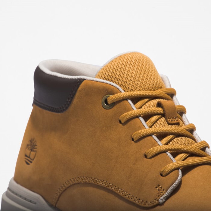 Timberland Wheat Nubuck Herre Seneca Bay Chukka Støvler
