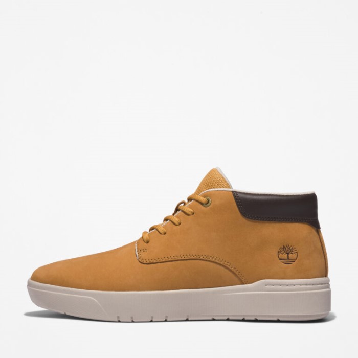 Timberland Wheat Nubuck Herre Seneca Bay Chukka Støvler