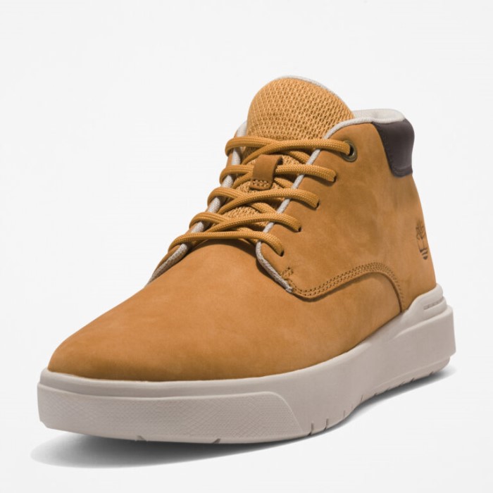 Timberland Wheat Nubuck Herre Seneca Bay Chukka Støvler