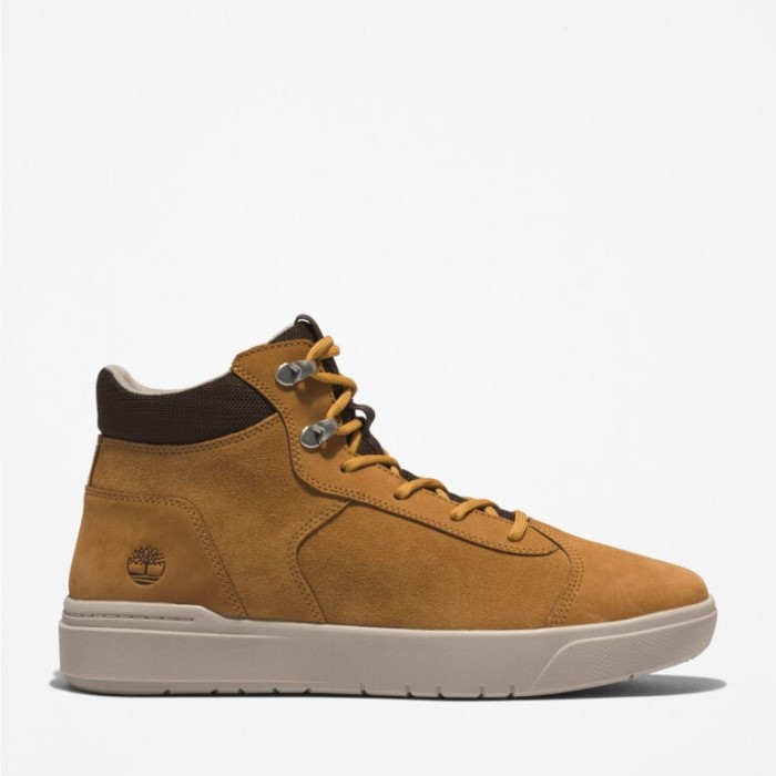 Timberland Wheat Nubuck Herre Seneca Bay Sneaker Støvler
