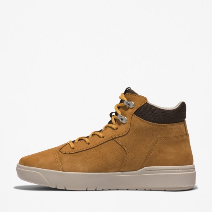 Timberland Wheat Nubuck Herre Seneca Bay Sneaker Støvler