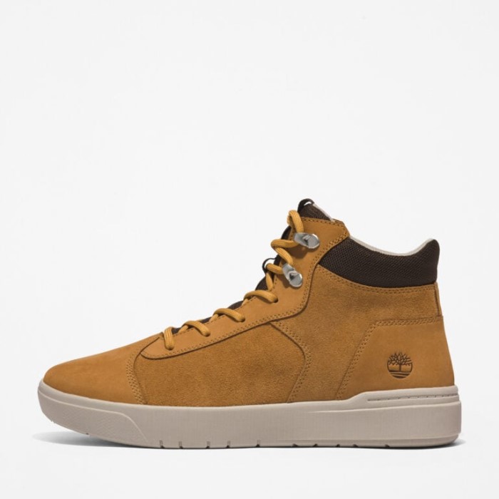 Timberland Wheat Nubuck Herre Seneca Bay Sneaker Støvler