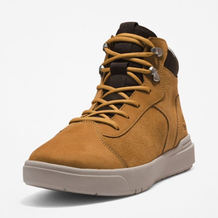 Timberland Wheat Nubuck Herre Seneca Bay Sneaker Støvler