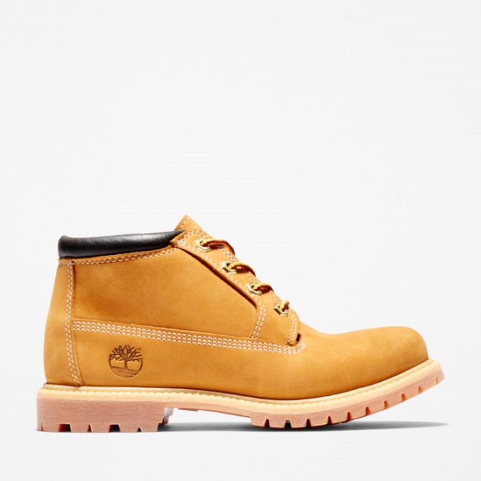 Timberland Wheat Nubuck Dame Nellie Varme Vandtætte Chukka Støvler