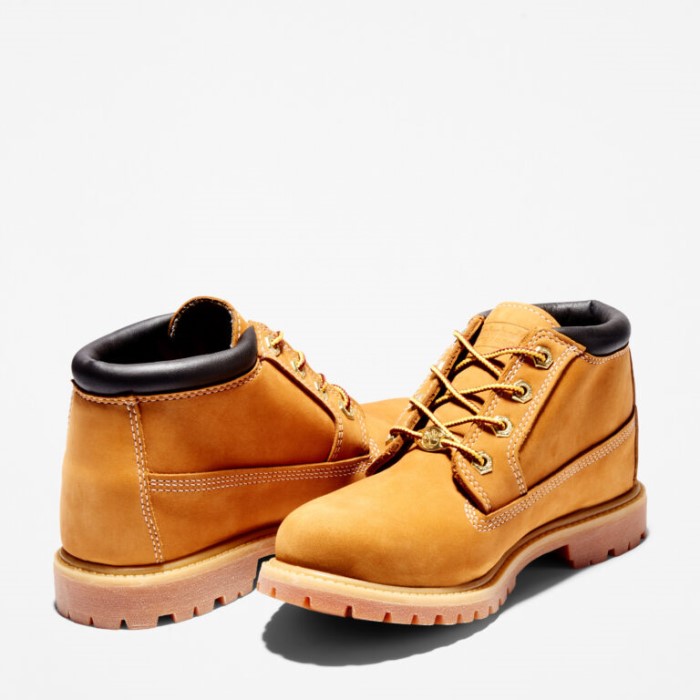 Timberland Wheat Nubuck Dame Nellie Varme Vandtætte Chukka Støvler