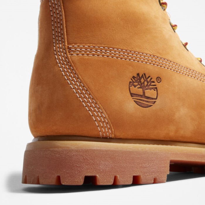Timberland Wheat Nubuck Premium 6-tommer Vandtætte Støvler Til Kvinder