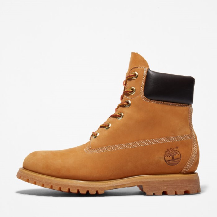 Timberland Wheat Nubuck Premium 6-tommer Vandtætte Støvler Til Kvinder