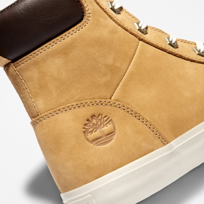 Timberland Wheat Nubuck Skya Bay 6-tommer Støvler Til Kvinder