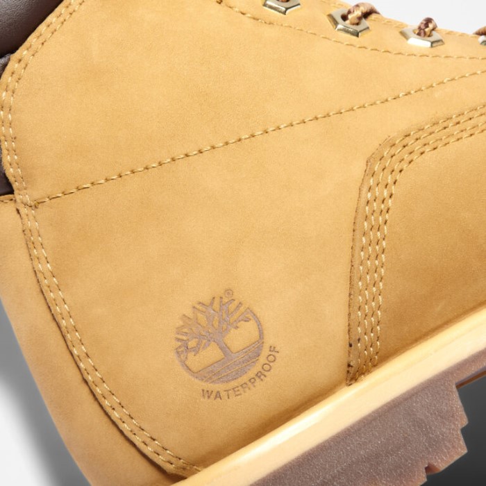 Timberland Wheat Nubuck Dame Waterville 6-tommer Vandtætte Støvler