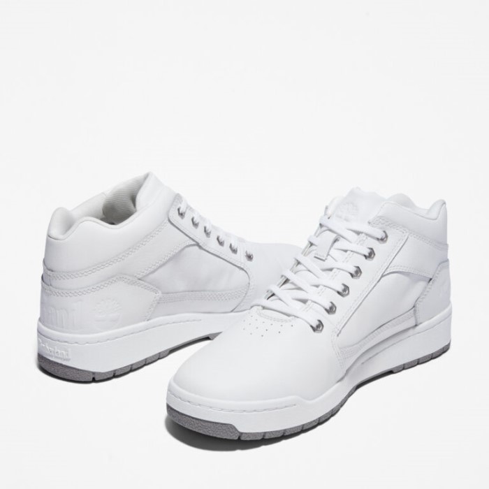 Timberland Hvid Fuldnarvet Herre Bridgton Læder Chukka Støvler