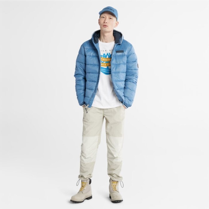 Timberland Hvide Mænd Front-grafisk T-shirt