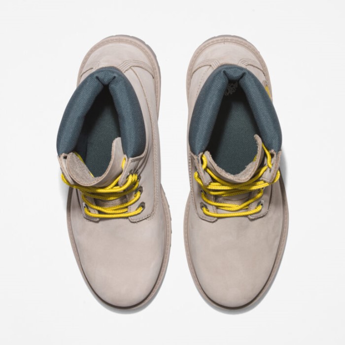 Kvinders Arv 6-tommer Vandtætte Støvler Lys Taupe Nubuck Timberland