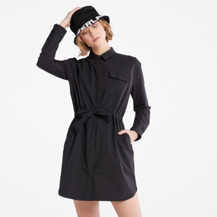 Overskjortekjole Til Kvinder Sort Timberland