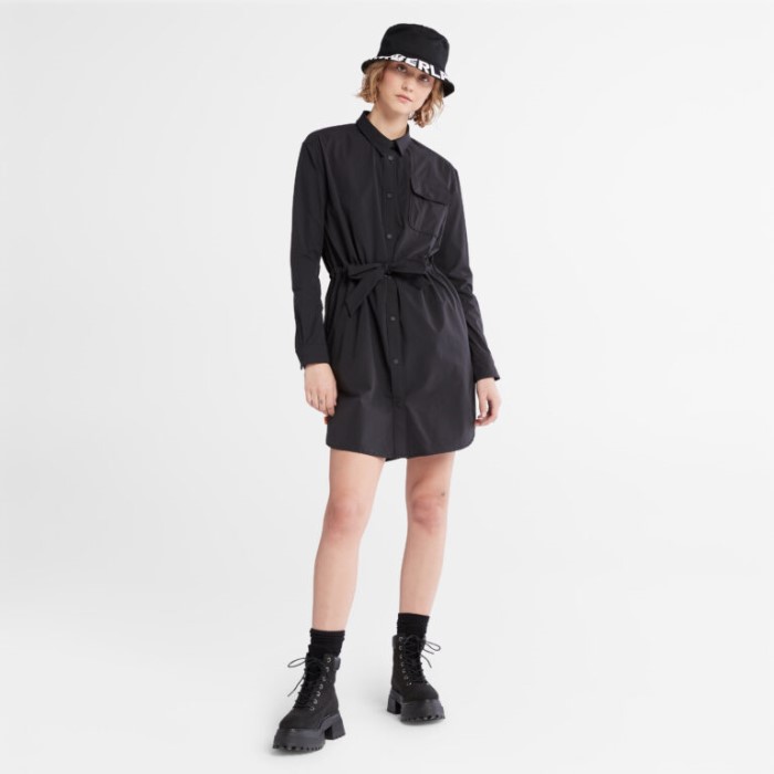 Overskjortekjole Til Kvinder Sort Timberland