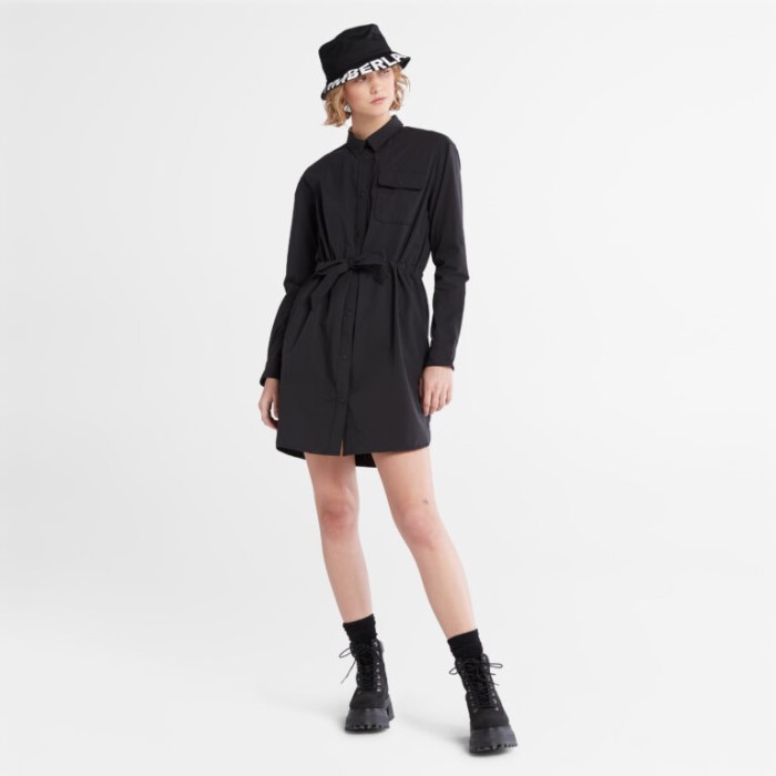 Overskjortekjole Til Kvinder Sort Timberland