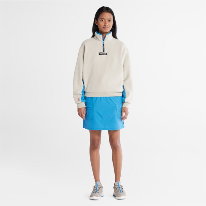 Kvinders Polartec Tragthals Fleece Island Fossil Timberland