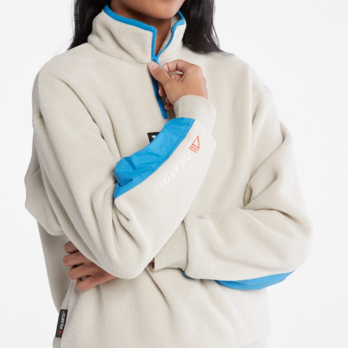 Kvinders Polartec Tragthals Fleece Island Fossil Timberland