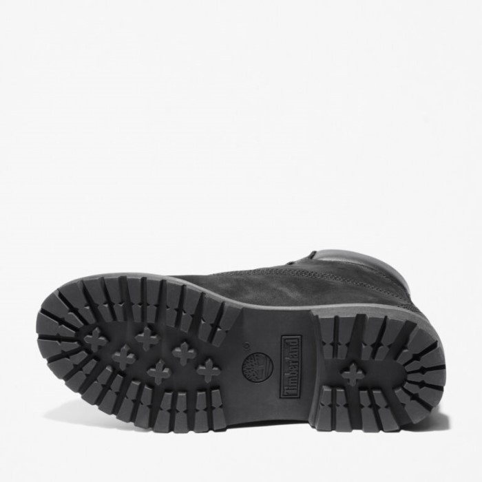 Dame Premium 6-tommer Vandtætte Støvler Sort Nubuck Timberland