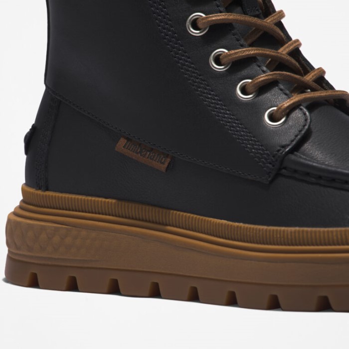 Kvinders Ray City Moc-toe Chukka Støvler Sort Regeneratve Lthr Timberland