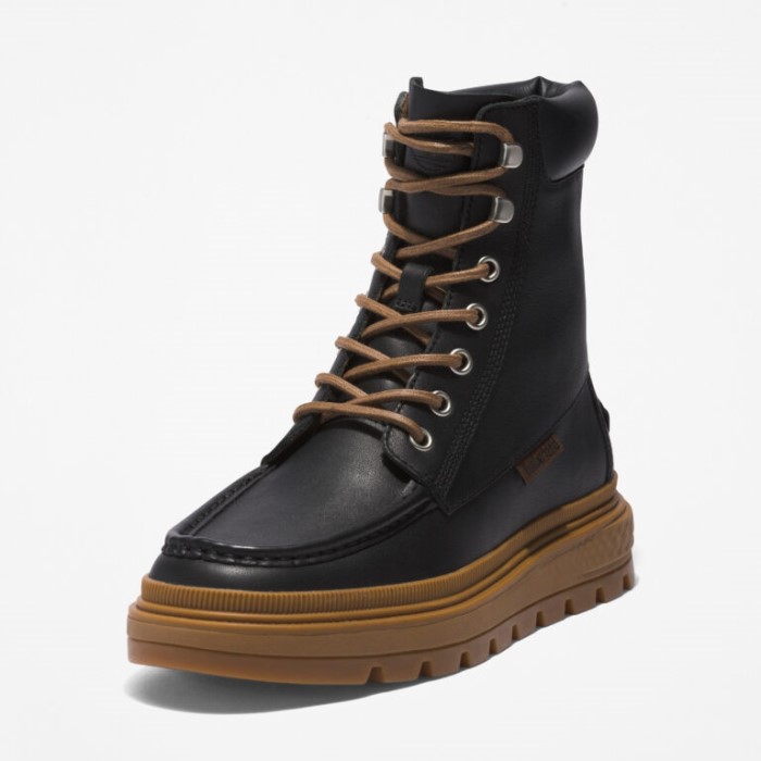 Kvinders Ray City Moc-toe Chukka Støvler Sort Regeneratve Lthr Timberland