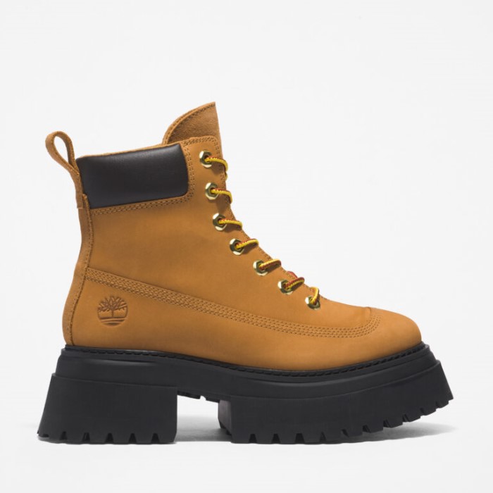 Kvinders Sky6-tommer Snørestøvler Wheat Nubuck Timberland