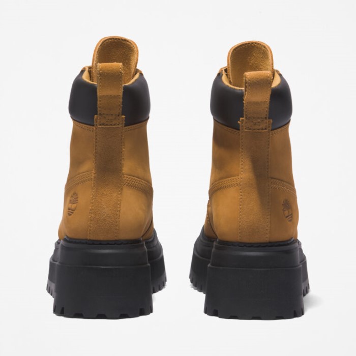 Kvinders Sky6-tommer Snørestøvler Wheat Nubuck Timberland