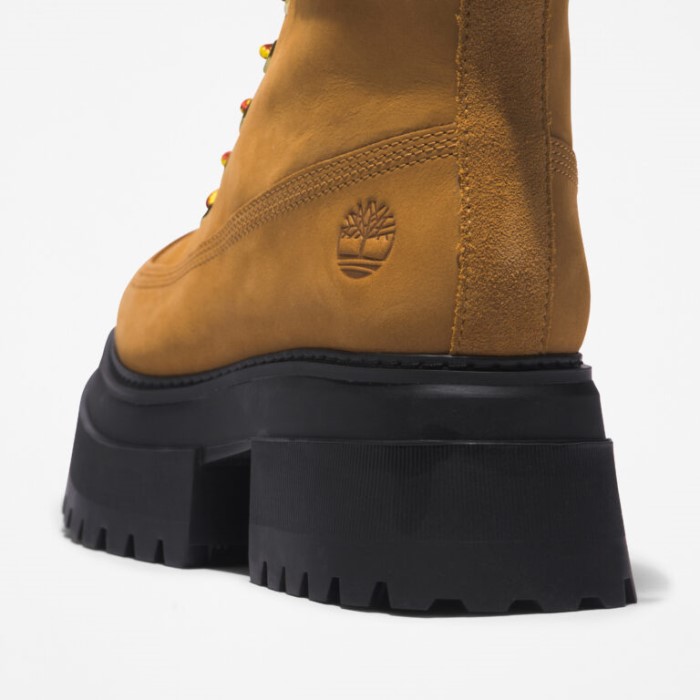 Kvinders Sky6-tommer Snørestøvler Wheat Nubuck Timberland