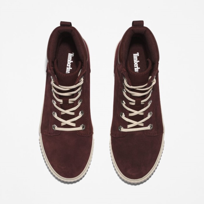 Kvinders Skya Bay 6-tommer Støvler Bordeaux Ruskind Timberland