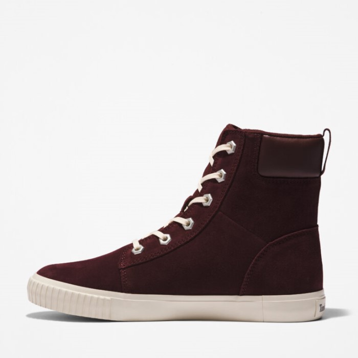 Kvinders Skya Bay 6-tommer Støvler Bordeaux Ruskind Timberland