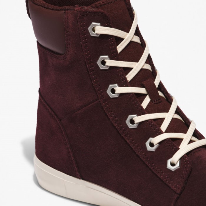 Kvinders Skya Bay 6-tommer Støvler Bordeaux Ruskind Timberland