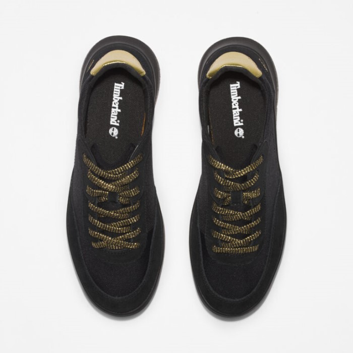 Supaway Sneakers Til Kvinder Sort Ruskind M Guld Timberland