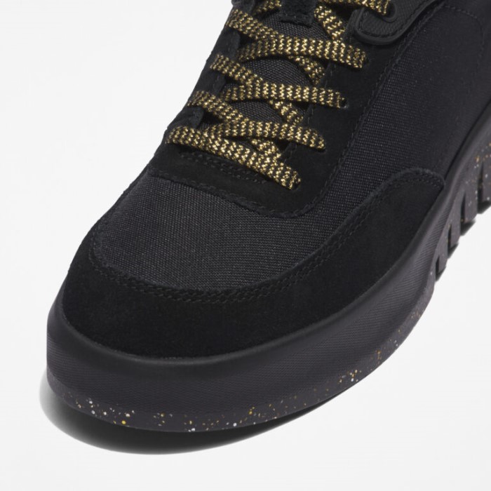 Supaway Sneakers Til Kvinder Sort Ruskind M Guld Timberland