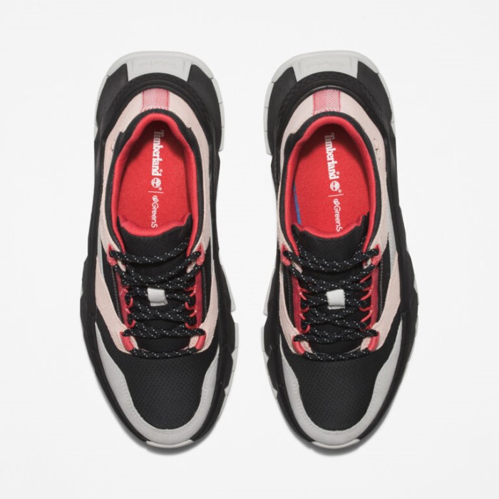 Dame Tbl Turbo Sneakers Lt Grå Nubuck Pink Timberland