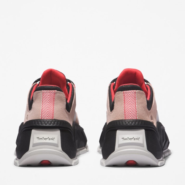 Dame Tbl Turbo Sneakers Lt Grå Nubuck Pink Timberland