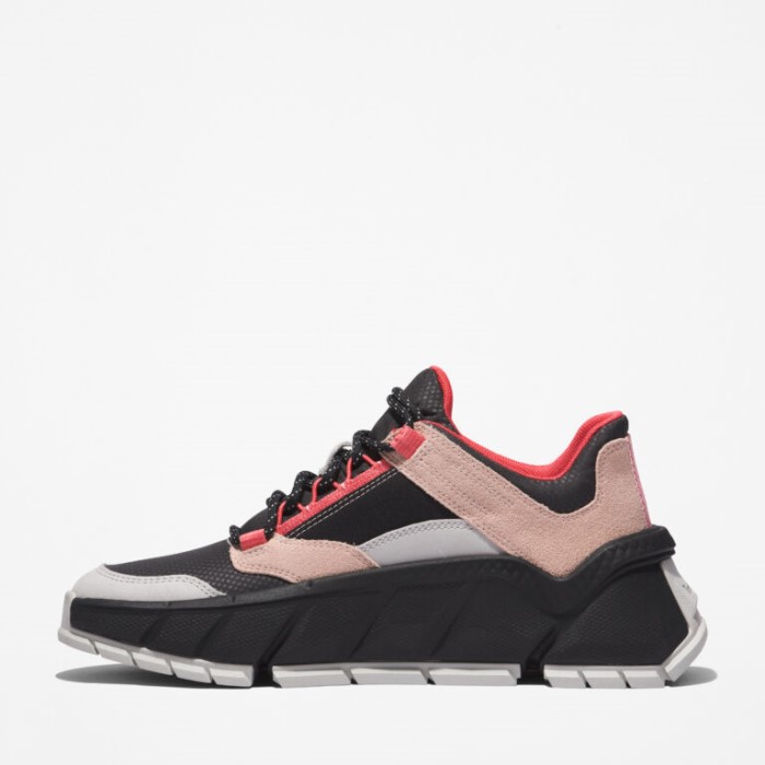 Dame Tbl Turbo Sneakers Lt Grå Nubuck Pink Timberland