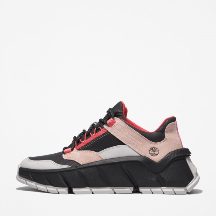 Dame Tbl Turbo Sneakers Lt Grå Nubuck Pink Timberland