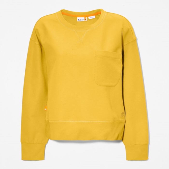 Kvinders Timberloop Hybrid Sweatshirt Golden Palm Timberland