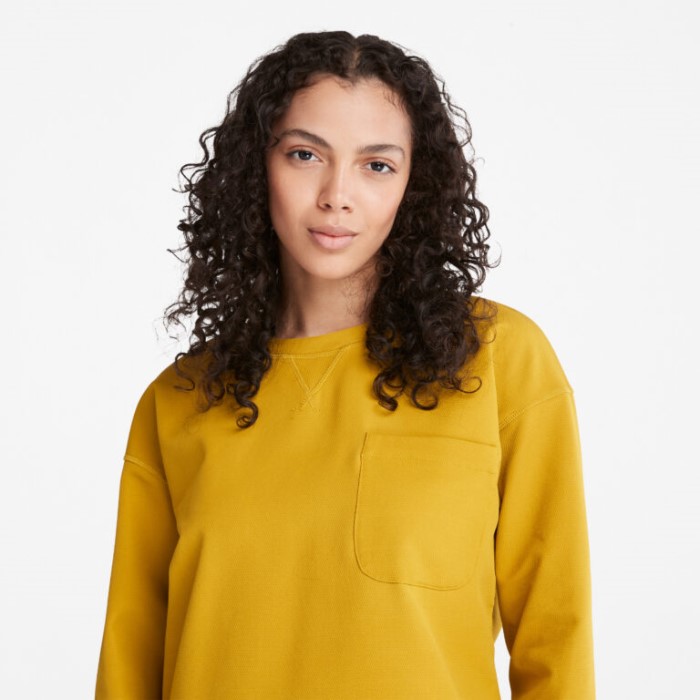 Kvinders Timberloop Hybrid Sweatshirt Golden Palm Timberland