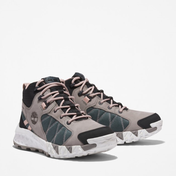 Kvinders Trailquest Vandtætte Vandrestøvler Mellemgrå Nubuck Timberland