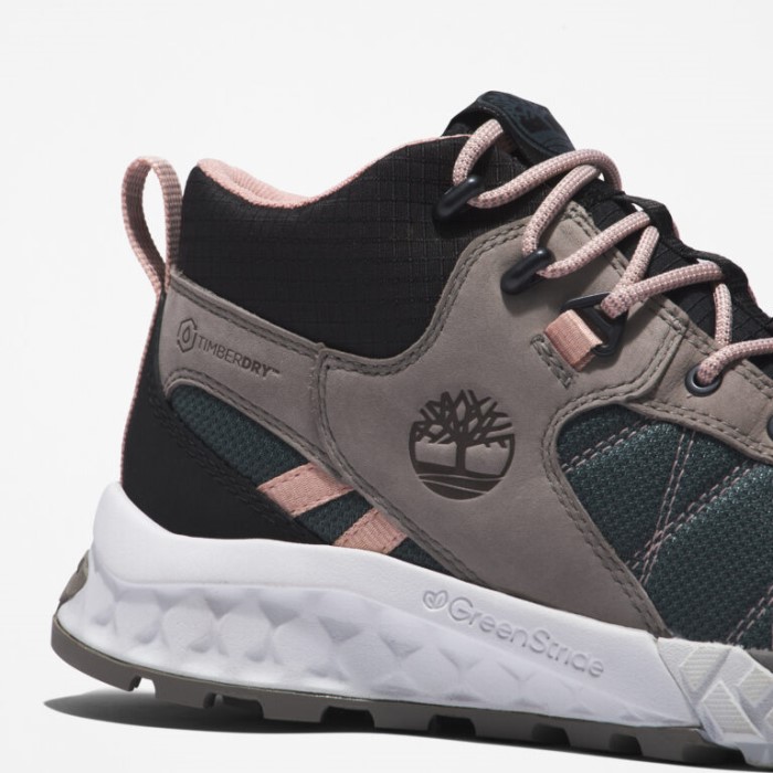 Kvinders Trailquest Vandtætte Vandrestøvler Mellemgrå Nubuck Timberland