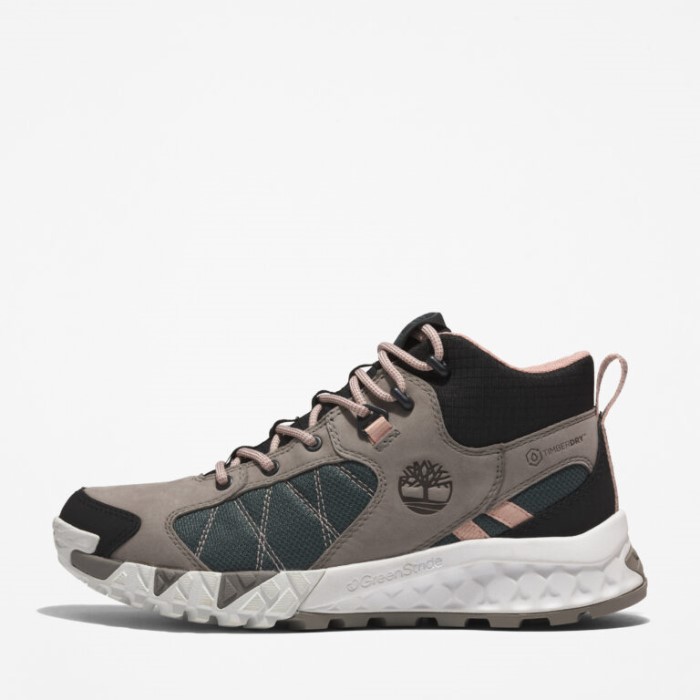 Kvinders Trailquest Vandtætte Vandrestøvler Mellemgrå Nubuck Timberland