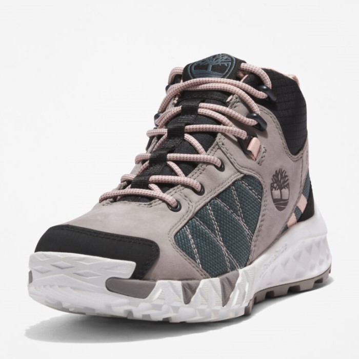 Kvinders Trailquest Vandtætte Vandrestøvler Mellemgrå Nubuck Timberland