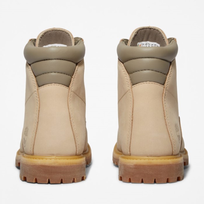 Dame Waterville 6-tommer Vandtætte Støvler Lys Beige Nubuck Timberland