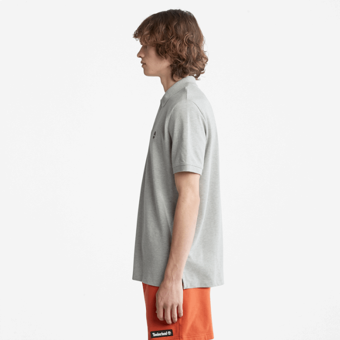 Timberland Millers River Pique Poloshirt Til Mænd I Grå
