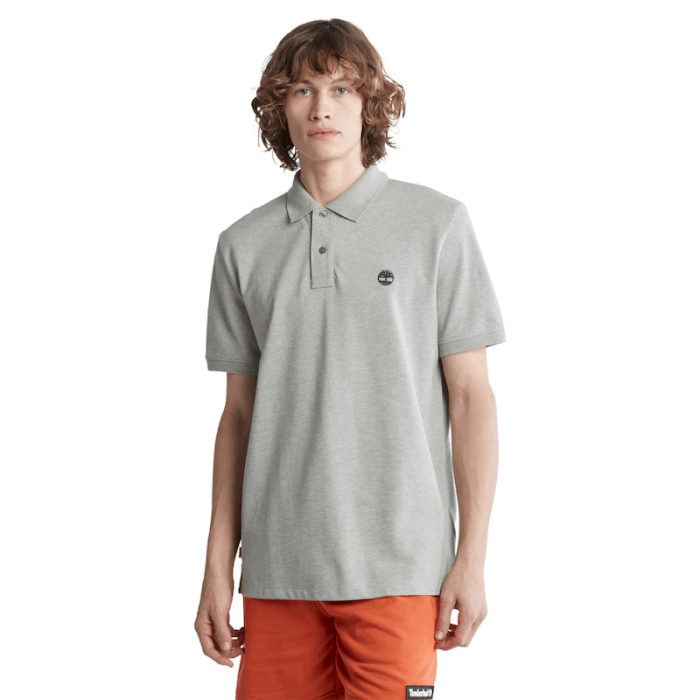 Timberland Millers River Pique Poloshirt Til Mænd I Grå