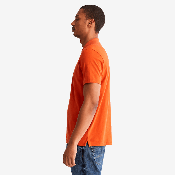 Timberland Outdoor Heritage Ek Plus Poloshirt Til Mænd I Orange