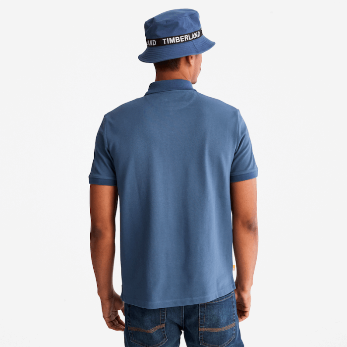 Timberland Millers River Pique Poloshirt Til Mænd I Blå