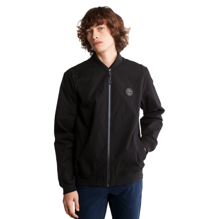 Timberland Slidstærk-vandafvisende Bomberjakke Til Mænd I Sort