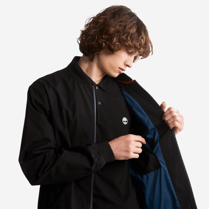 Timberland Slidstærk-vandafvisende Bomberjakke Til Mænd I Sort